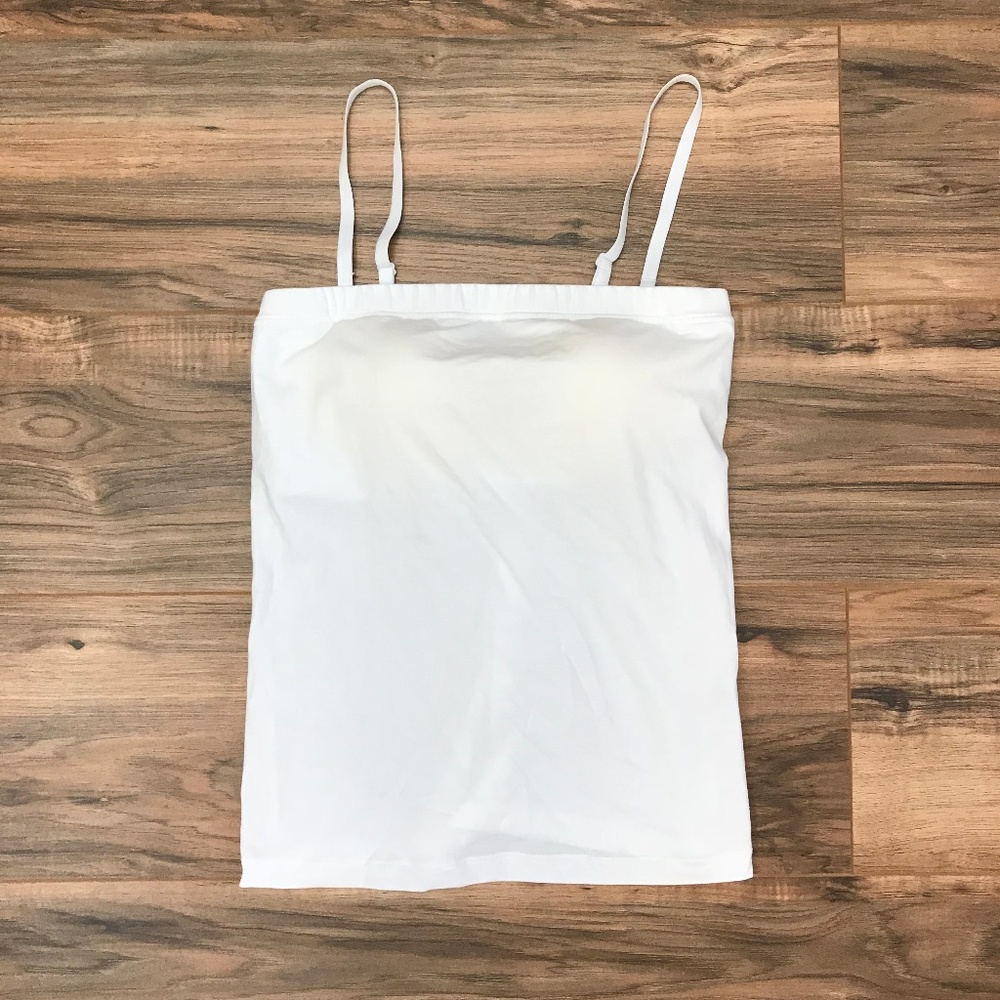 UNIQLO Supima Cotton Bra Tube Top White S